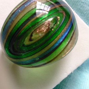 Art Glass Ring Size 7